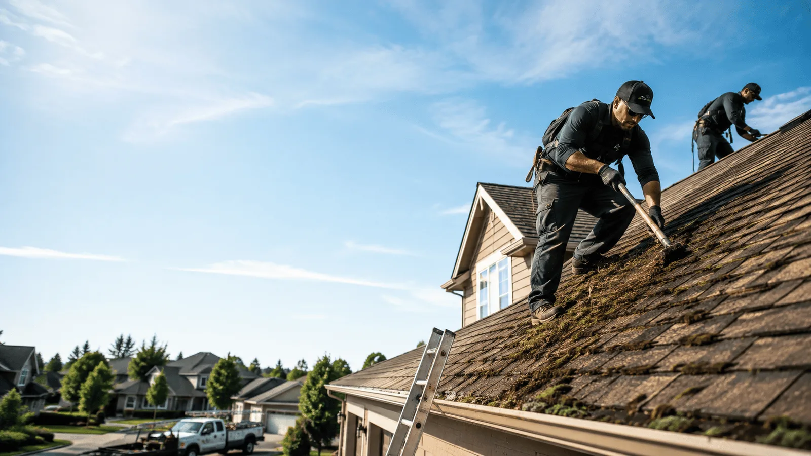 Roof Moss Removal in Pickerington, OH near me